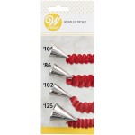 Wilton Ruffles Tip Set, 4 pcs