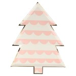 Meri Meri Patterned Christmas Tree Plates, 8 pcs