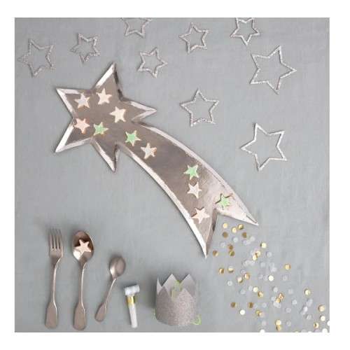 Meri Meri GShooting Star Platters, 4 pcs