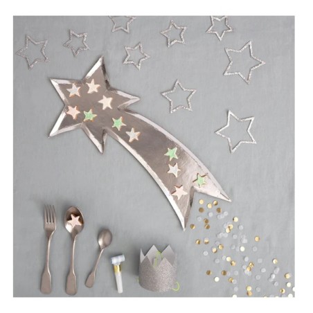 Shooting Star Canape Plate - Meri Meri Shooting Star Platters 209314