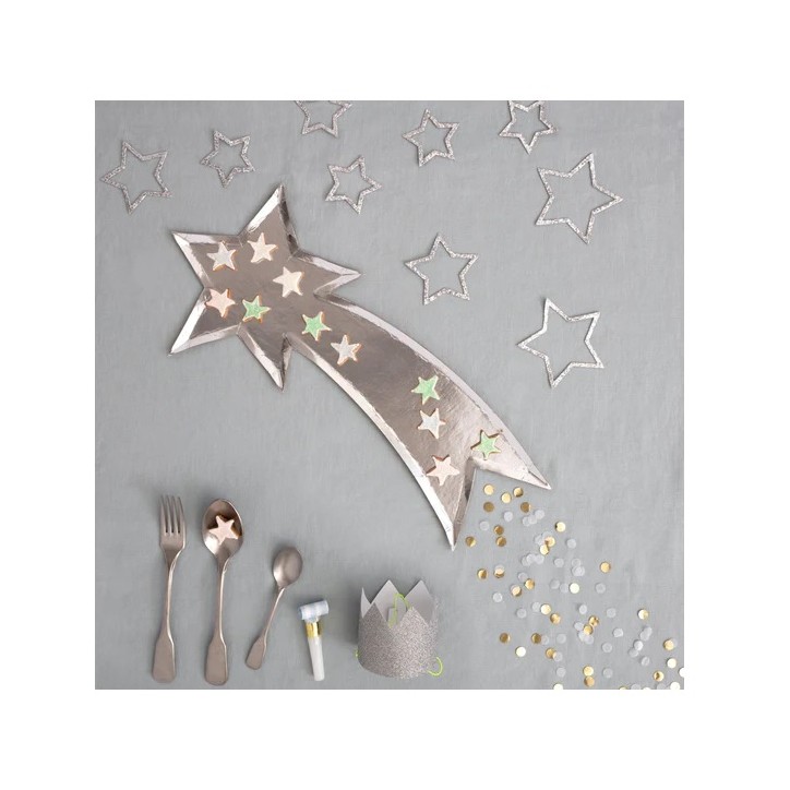 Shooting Star Canape Plate - Meri Meri Shooting Star Platters 209314