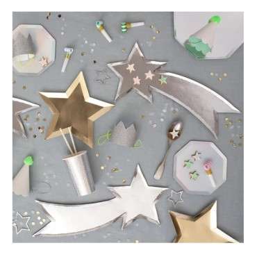 Shooting Star Canape Plate - Meri Meri Shooting Star Platters 209314