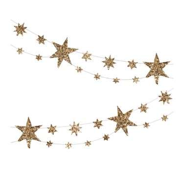 Sparkling Star Garland - Sterne Girlande 224514 - Meri Meri Partydekoration