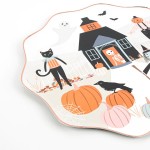 Meri Meri Halloween Pumpkin Patch Dinner Plates, 8 pcs