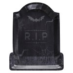 Ginger Ray Halloween Tombstone Plate, 8 pcs