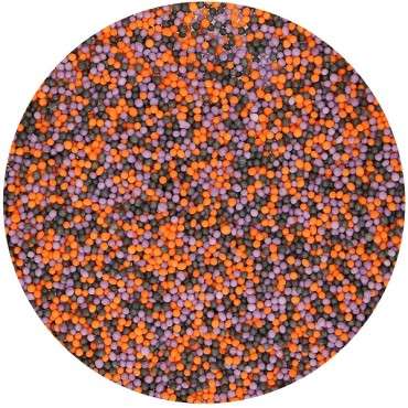 Halloween Perlen Mix - Nonpareilles Halloween Mix Schwarz - Lila - Orange