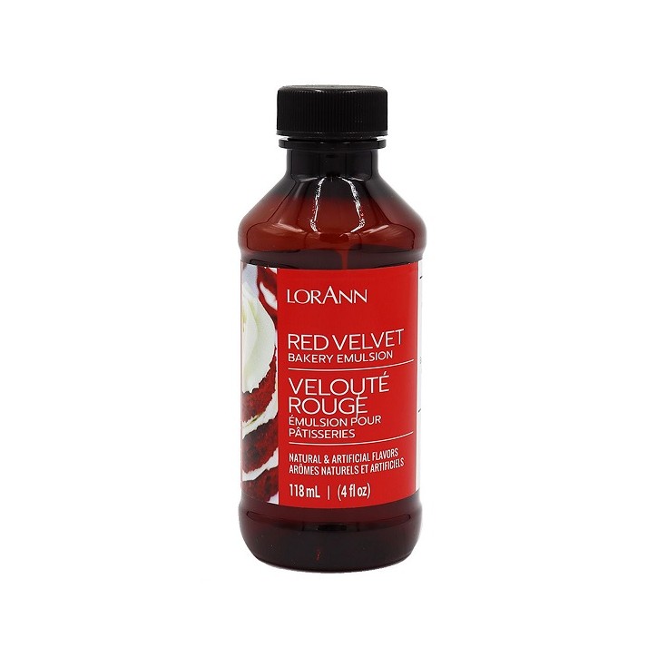 Red Velvet Flavour & Colouring - LorAnn Red Velvet Aroma Mix, Red Velvet Bakery Emulsion gluten free