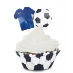 ScrapCooking Cupcake Set Fussball, 48-teilig