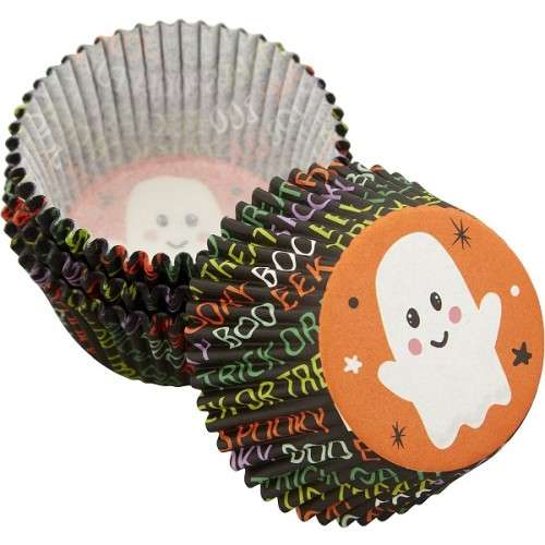 Wilton Halloween Whimsical Ghost Cupcake Cases, 75 pcs