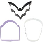 Witon Halloween Graveyard Cookie Cutter Set, 3 pcs