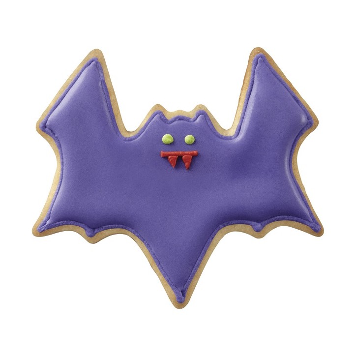 9cm Wilton Grippy Cookie Cutter Bat, Flying bat cookie cutter by Wilton 02-0-0410