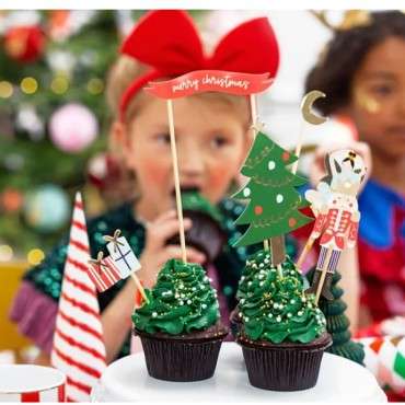 Nussknacker Weihnachtskuchentopper Set - Kuchendekoset Weihnachten