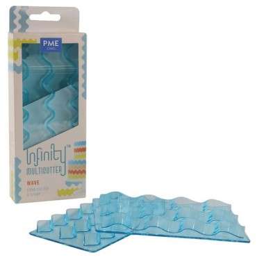 Infinity MulitCutter - Wave Set of 2 - PME Cake Decorating IMC220