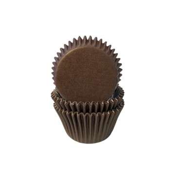 Chocolate Brown Cupcake Liners - Brown Cupcake Cups