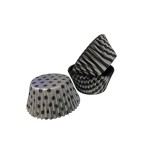 Bakeria Cupcake Liners Vogue Black/Silver ass, 60 pcs