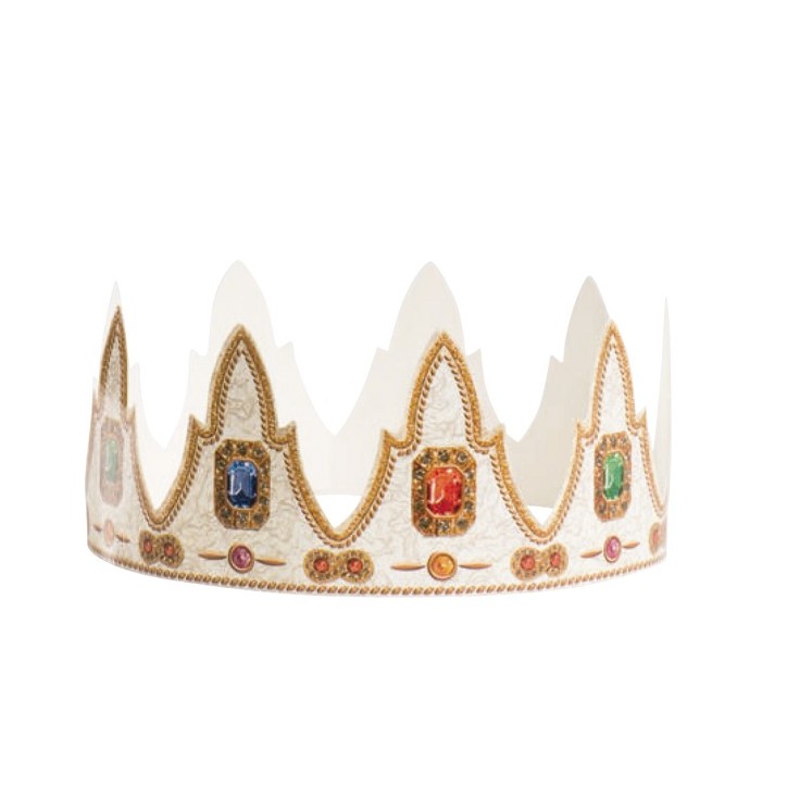 Gem King Cake Crown - Papercrown Kingcake Bakery