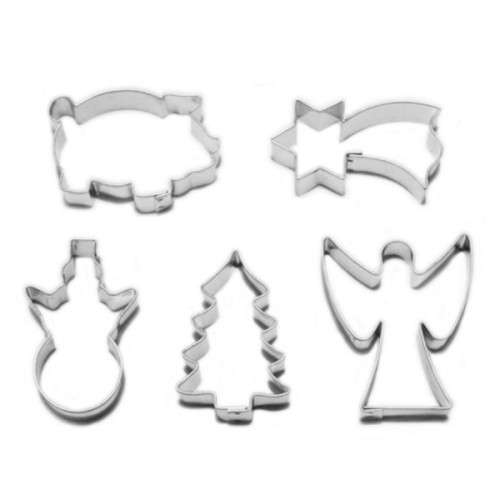 Christmas Assorted Cookie Cutter Set, 5 pcs