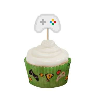 Gaming Party Topper - Minecraft Cupcake Topper - Cupcake Topper Computerspiel