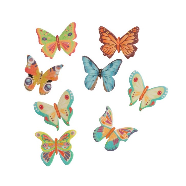 Glutenfree Butterflies - Wafer Paper Butterfly - Cake Decoration Butterfly Wafer