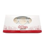 deKora 7cm Sugar Roses Ivory, 6 pcs