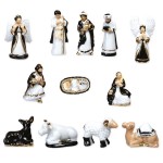 Porcelain Epiphany Figurine Nativity Scene Deluxe, 1 pcs