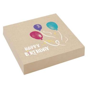 Amscan 20 Napkins My Birthday Party 33 x 33cm 9904392