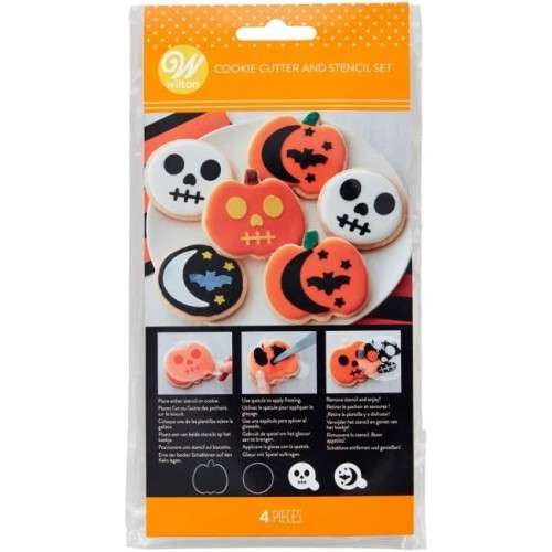 Wilton Halloween Cookie Cutter & Stencil Set