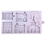 Karen Davies Winter Village Sugarcraft Mould