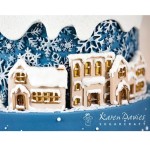 Karen Davies Winter Village Sugarcraft Mould