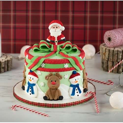 Karen Davies Christmas Cookies Santa - Snowman - Rudolpf Sugarcraft Mould