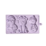 Karen Davies Weihnachtskekse Santa - Schneemann - Rentier Sugarcraft Mould