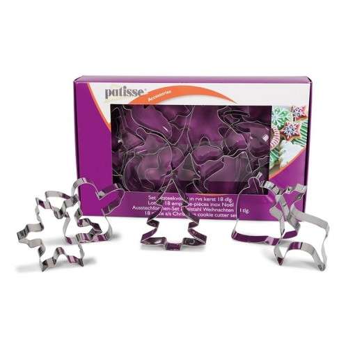 Patisse Cookie Cutter Christmas Set, 18 pcs