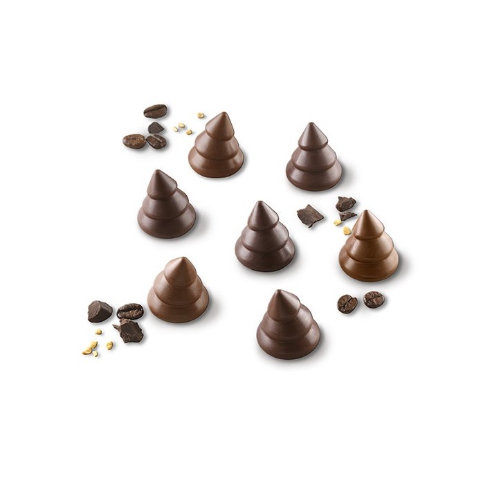 Silikomart Chocolate Mould Choco Trees SCG054 - Christmas Tree Chocolate Mould