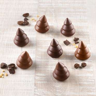 Choco Tree Pralinenform - Tannenbaum Schokoladenform - SCG054 Weihnachtsbaum Schokoform