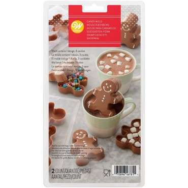 Hot Chocolate Bomb Mold Gingerbread Man