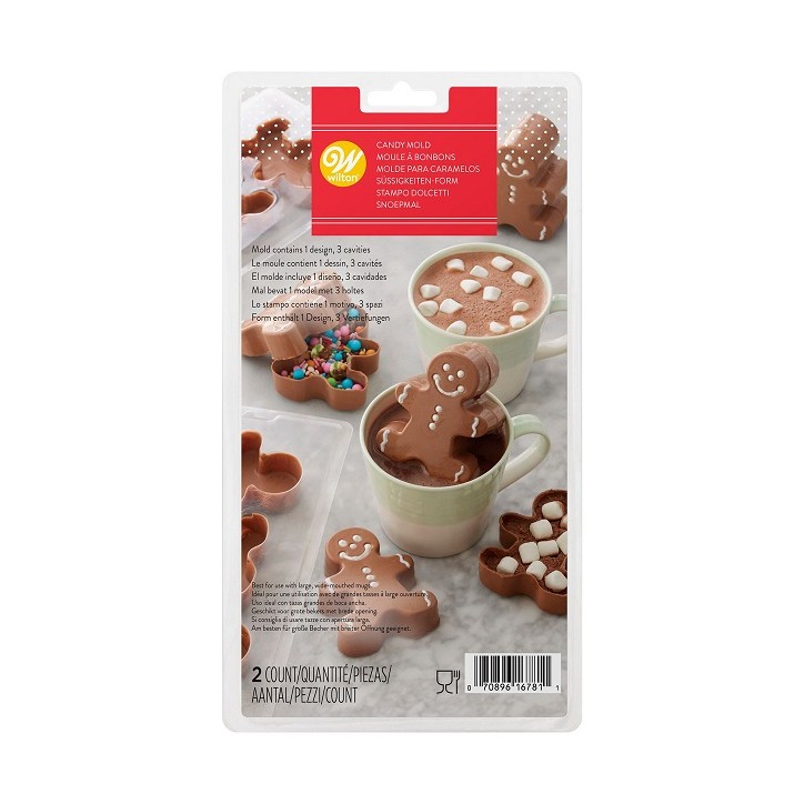 Hot Chocolate Bomb Mold Gingerbread Man