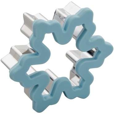 Snowflake Cookie Cutter with high rim - 02-0-0418 Wilton Comfort Grip Cutter Snowflake