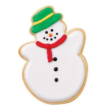 Grippy Snowman Cookie Cutter - Wilton Snowman Comfort-Grip Cutter 02-0-0417