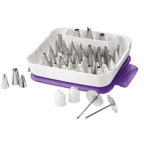 Wilton Master Spritzttüllen Set, 55-teilig