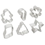 Wilton Mini Cookie Cutter Set Wreath Set, 6 pcs