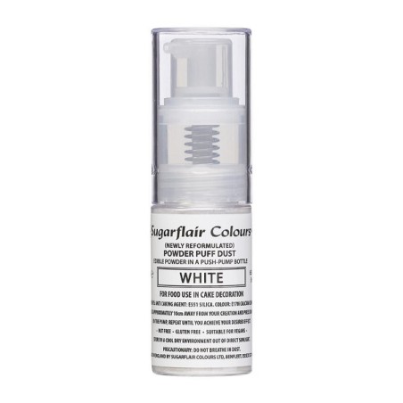 Weisser Pumpspray - Sugarflair Pump Spray Dust White 30g