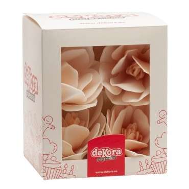 Weisse Magnolien aus Esspapier 126158 - Esspapier Blumen