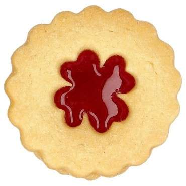 Sandwich Cookie Cutter Clover Leaf - Linzer Cookie Cutter Cloverleaf 5cm