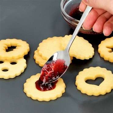 Sandwich Cookie Cutter Clover Leaf - Linzer Cookie Cutter Cloverleaf 5cm