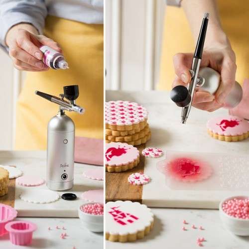 Decora Mini Cake Decorating Airbrush Kit - USB Rechargeable