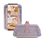 Decora GOLDLine Bake & Carry Rectangular Baking Pan with Cover