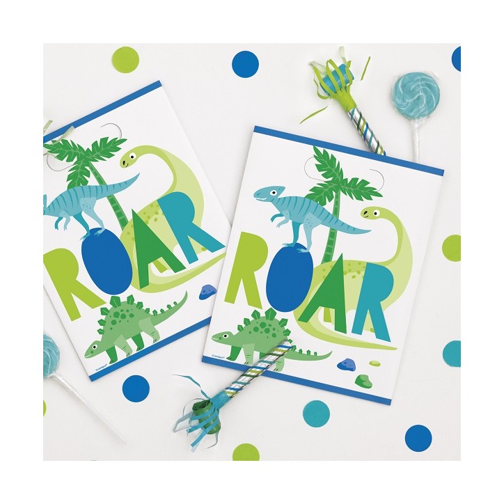 Favour Bags Dinosaur Party - Dino Loot Bags - Dino Gift Bags