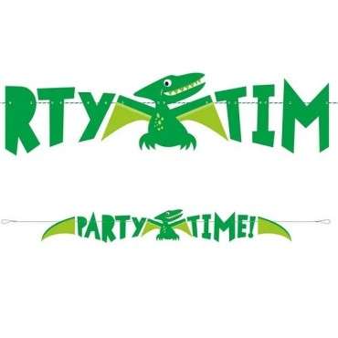 Dino Garland Pteranodon - Dino Party Supplies - PARTY TIME Banner Dinosaur Party