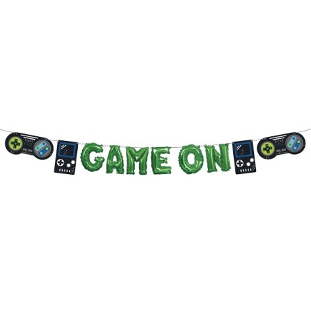 GAME ON Folienballon Girlanden Set - 25206