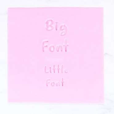 PME Fun Fonts FF60 - Fondant Stempel Alphabet